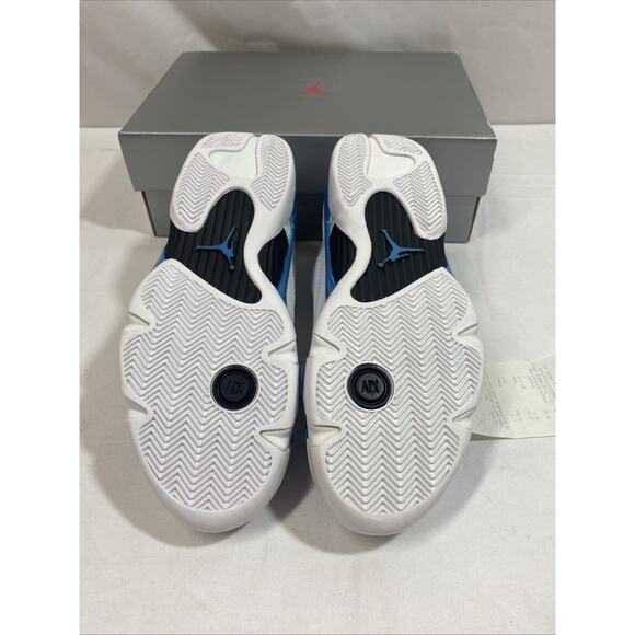 Nike Air Jordan 14 XIV Low '99 136019-101 Obsidian-Columbia Blue Size 12 NEW - Picture 9 of 13